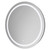 Canyata 600mm Round Illuminated Dimmable LED Mirror with Demister and Touch Sensor Right Hand View