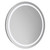 Dallas 600mm Round Bluetooth Illuminated Dimmable LED Mirror with Demister and Touch Sensor Left Hand View