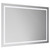 Hazeltine 1000mm x 700mm Illuminated Dimmable LED Mirror with Touch Sensor Left Hand View