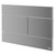 OLI Slim Polished Chrome 255mm Flush Plate with Rectangular Push Buttons Right Hand Side View