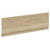 Barton 1500mm x 700mm Slim Edge Straight Single Ended Bathroom Suite including Autumn Oak Furniture Set with Slim Edge Basin Bath Panel