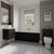 Barton 1700mm x 700mm Slim Edge Straight Double Ended Bathroom Suite including Metallic Slate Furniture Set with Slim Edge Basin Roomset