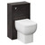 Barton 1700mm x 800mm Slim Edge Straight Single Ended Bathroom Suite including Metallic Slate Furniture Set with Slim Edge Basin Toilet