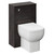Kendel 1700mm x 700mm Straight Single Ended Bathroom Suite including Metallic Slate Furniture Set with Slim Edge Basin Toilet