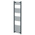 Marco Anthracite 1600mm x 500mm Curved Heated Towel Rail Right Hand View