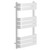 Darby White 850mm x 500mm Heated Towel Rail Left Hand View