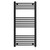 Colore Marco Matt Black 1000mm x 500mm Electric Heated Towel Rail Front View Colore Marco Matt Black 1000mm x 500mm Electric Heated Towel Rail Front View