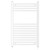 Marco White 800mm x 500mm Electric Heated Towel Rail Front View Marco White 800mm x 500mm Electric Heated Towel Rail Front View