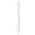 Marco White 800mm x 500mm Electric Heated Towel Rail Side View Marco White 800mm x 500mm Electric Heated Towel Rail Side View
