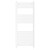 Marco White 1200mm x 500mm Electric Heated Towel Rail Front View Marco White 1200mm x 500mm Electric Heated Towel Rail Front View