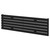 Colore Hudson Matt Black 452mm x 1800mm Horizontal Single Panel Radiator Right Hand View