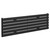 Colore Hudson Matt Black 452mm x 1800mm Horizontal Single Panel Radiator Left Hand View