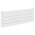 Hudson White 376mm x 1200mm Horizontal Double Panel Radiator Left Hand View