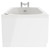 Compact 1400mm x 700mm 6 Jet Chrome V-Tec Single Ended Whirlpool Bath Side View