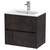 Hudson Reed Havana Metallic Slate 600mm Wall Hung 2 Drawer Vanity Unit with 18mm Profile Basin - HAV2604B Main Image