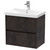 Hudson Reed Havana Metallic Slate 600mm Wall Hung 2 Drawer Vanity Unit with 50mm Profile Basin - HAV2604D Main Image