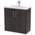 Hudson Reed Juno Metallic Slate 800mm 2 Door Vanity Unit with 40mm Profile Basin - JNU2605A Main Image