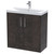 Hudson Reed Juno Metallic Slate 800mm 2 Door Vanity Unit with 50mm Profile Basin - JNU2605D Main Image