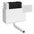 Nuie Pneumatic Dual Flush Concealed Cistern and Matt White Push Button - XTY011M06 Main Image