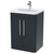 Nuie Parade Soft Black 600mm 2 Door Floor Standing Vanity Unit with Ceramic Basin - FPA1410A Nuie Parade Soft Black 600mm 2 Door Floor Standing Vanity Unit with Ceramic Basin - FPA1410A