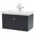 Nuie Classique Soft Black 800mm Single Drawer Wall Hung Vanity Unit and 66mm Profile Basin with 1 Tap Hole - CLC1496A
