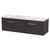 Hudson Reed Juno Metallic Slate 1200mm Wall Hung 2 Drawer Vanity Unit with Bellato Grey Laminate Worktop - JNU2622LBG2