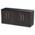 Hudson Reed Juno Metallic Slate 1200mm Wall Hung 4 Door Vanity Unit with Sparkling Black Worktop - JNU2623LSB2