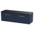 Hudson Reed Juno Midnight Blue 1200mm Wall Hung 2 Drawer Vanity Unit with Sparkling Black Worktop - JNU2922LSB2