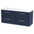 Hudson Reed Juno Midnight Blue 1200mm Wall Hung 4 Drawer Vanity Unit with Sparkling White Worktop - JNU2924LSW2