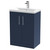 Hudson Reed Juno Midnight Blue 600mm 2 Door Vanity Unit with 40mm Profile Basin - JNU2903A