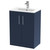 Hudson Reed Juno Midnight Blue 600mm 2 Door Vanity Unit with 18mm Profile Basin - JNU2903B