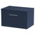 Hudson Reed Juno Midnight Blue 600mm Wall Hung Single Drawer Vanity Unit and Worktop - JNU2922W Hudson Reed Juno Midnight Blue 600mm Wall Hung Single Drawer Vanity Unit and Worktop - JNU2922W