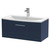 Hudson Reed Juno Midnight Blue 800mm Wall Hung Single Drawer Vanity Unit with 30mm Profile Curved Basin - JNU2925G
