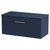 Hudson Reed Juno Midnight Blue 800mm Wall Hung Single Drawer Vanity Unit and Worktop - JNU2925W