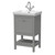 Hudson Reed Bexley Cool Grey 500mm Floor Standing Single Drawer Vanity Unit and Classic Basin with 1 Tap Hole - BEX223A Main Image
