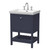 Hudson Reed Bexley Indigo Blue 600mm Floor Standing Single Drawer Vanity Unit and Classic Basin with 3 Tap Holes - BEX325B Main Image