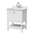 Hudson Reed Bexley Pure White 600mm Floor Standing Single Drawer Vanity Unit and Marble Top Basin with 1 Tap Hole - BEX125WS1 Main Image