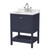Hudson Reed Bexley Indigo Blue 600mm Floor Standing Single Drawer Vanity Unit and Marble Top Basin with 1 Tap Hole - BEX325WS1 Main Image