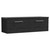 Nuie Arno Charcoal Black 1200mm Wall Hung 2 Drawer Vanity Unit with Sparkling Black Laminate Worktop - ARN622LSB2