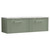 Nuie Deco Satin Green 1200mm Wall Hung 2 Drawer Vanity Unit with Bellato Grey Laminate Worktop - DPF894LBG2 Nuie Deco Satin Green 1200mm Wall Hung 2 Drawer Vanity Unit with Bellato Grey Laminate Worktop - DPF894LBG2
