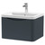 Nuie Lunar Soft Black 600mm Single Drawer Wall Hung Vanity Unit and Ceramic Basin with 1 Tap Hole - LUN1405A