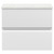 Hudson Reed Urban Satin White 600mm Wall Hung 2 Drawer Unit with Matt Carrera Marble Laminate Worktop - URB104LCM Hudson Reed Urban Satin White 600mm Wall Hung 2 Drawer Unit with Matt Carrera Marble Laminate Worktop - URB104LCM
