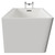 Ivy 1600mm x 740mm Right Hand Square Single Ended Freestanding Corner Fit Bath View from Top