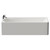 Ivy 1700mm x 800mm Left Hand Square Single Ended Freestanding Corner Fit Bath Front View