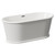 Monroe Traditional 1650mm x 780mm Freestanding Bath with Short Base Left Hand View