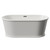 Monroe Traditional 1650mm x 780mm Freestanding Bath with Short Base View from Front thumbnail