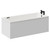 Summit 1700mm x 750mm 6 Jet Matt Black Flat Jet Single Ended Whirlpool Bath Left Hand View