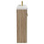 Napoli Combination Bordalino Oak 1000mm Floor Standing Vanity Unit with Slimline 1 Tap Hole Basin and 4 Doors with Brushed Brass Handles Side View