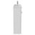 Napoli Combination Gloss White 1000mm Floor Standing Vanity Unit with Slimline 1 Tap Hole Round Basin and 4 Doors with Chrome Handles Side View