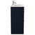 Napoli Deep Blue 800mm Floor Standing Vanity Unit with 1 Tap Hole Minimalist Basin and 2 Drawers with Chrome Handles Side View